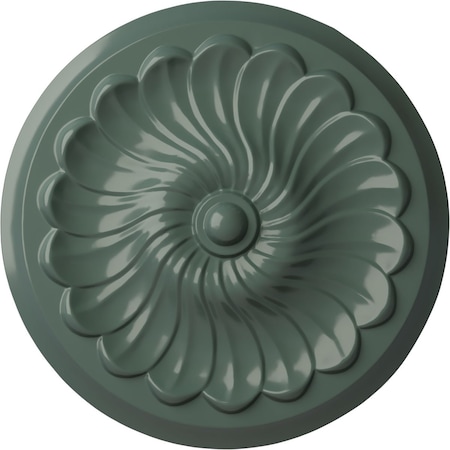 Flower Spiral Ceiling Medallion (Fits Canopies Up To 2), 12 1/4OD X 2 1/4P